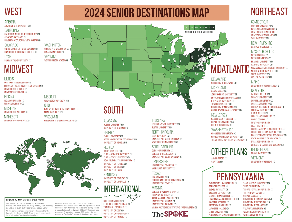 2024 Senior Destinations Map
